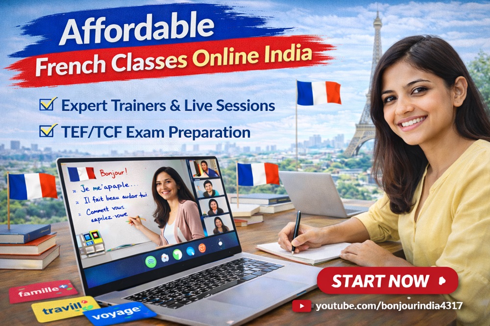 Affordable French Classes Online India