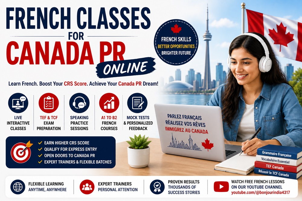 French Classes for Canada PR Online