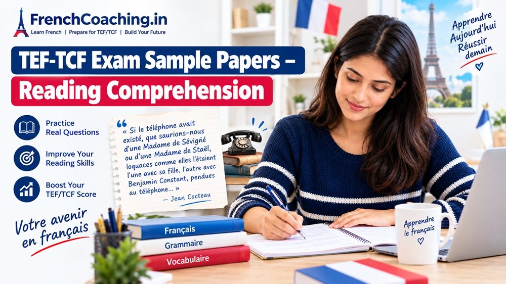 TEF-TCF Exam Sample Papers – Reading Comprehension