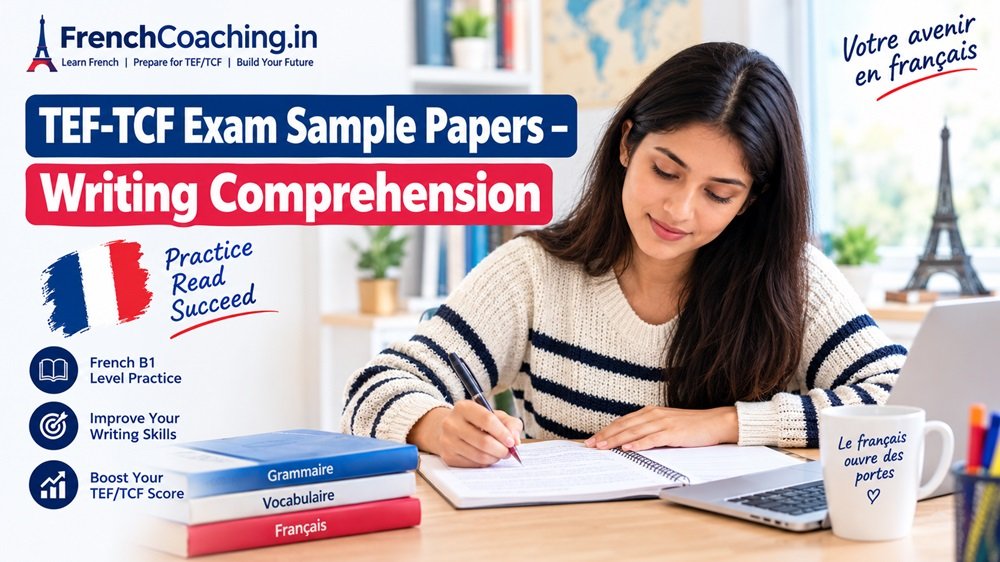 TEF-TCF Exam Sample Papers – Writing Comprehension